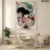 Prinzessin Mononoke Mythische Reise Wandteppich Wandmontage Mode Druck Hintergrundtuch Weihnachtsgeschenk Weich
