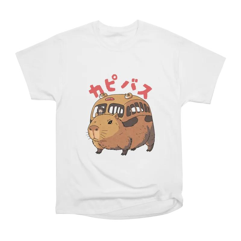Men Casual Shirts Short Sleeves CAPYBUS Tees Oversized T-shirts S