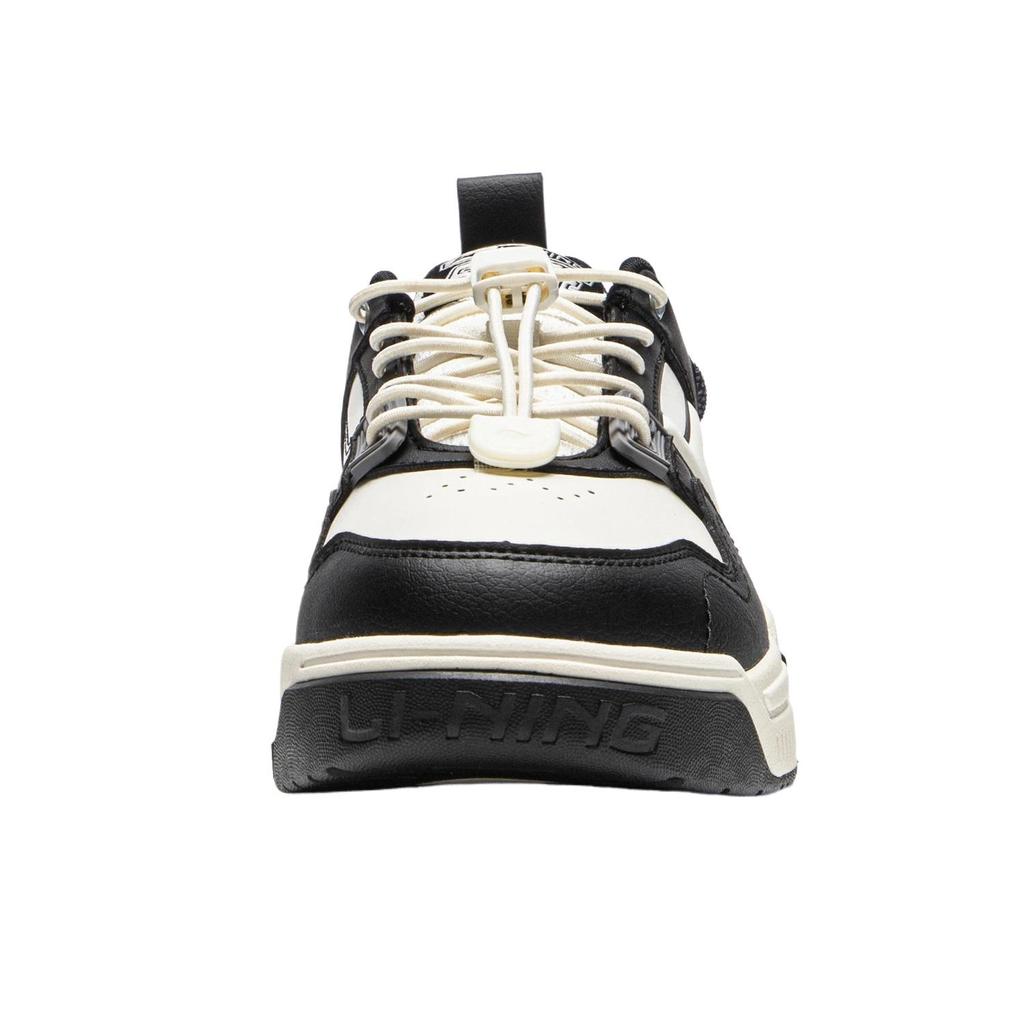 Li Ning Kids Skate 80s Sports Lifestyle Synthetic Leather Simple Versatile Comfortable Lightweight Rebound Support Low Top Casual Shoes YKCU124-11