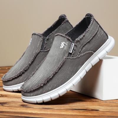 Men's Shoes New Summer Casual Shoes Shallow Mouth Soft Sole Cloth Shoes Canvas Shoes Light Mesh Shoes Men's