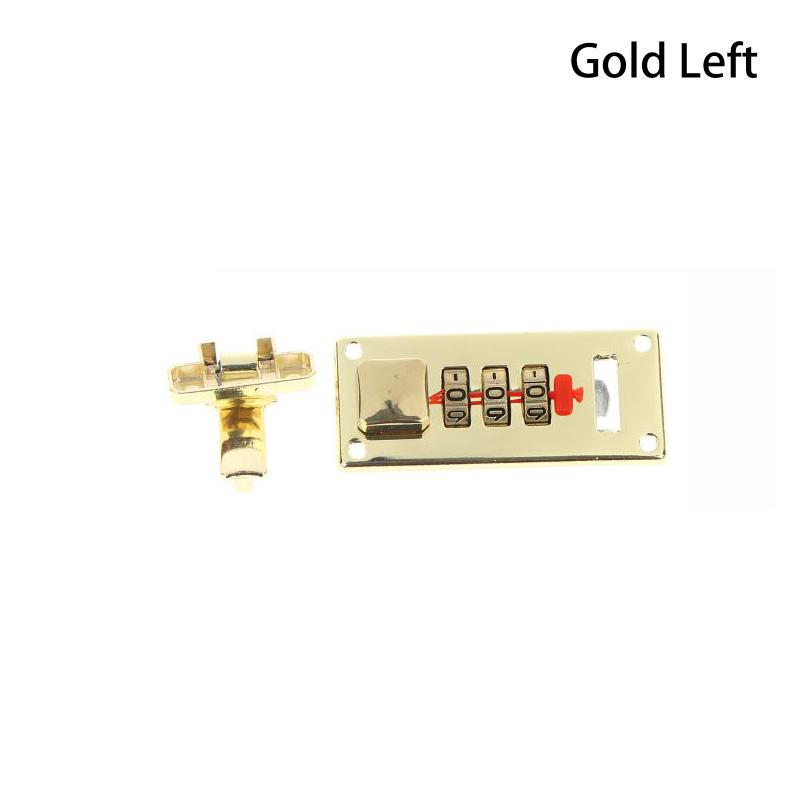 3-Digit Combination Lock 65*29mm Password Lock Latch Keyless Jewelry Wooden Box Fixed Lock Suitcase Coded Locks Hardware