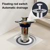 1/2Pcs Floor Drain Core Universal Size Anti-Odor Drain Pipe with Automatic Filter Basket Hair Catcher Extension Pipe Design Automatic Closing Drain