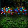 Solar Fireworks Light Outdoor Waterproof Light 2-piece Set Garden Courtyard Road Lawn Decoration Copper Wire