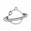 Geometric Openwork Resin Charms MOON HEART Pendants Multi Color Alloy Jewelry Component