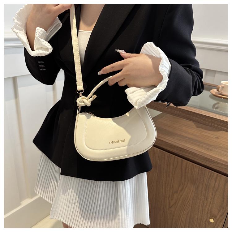 2025 Korean Retro Solid Color Crossbody Handbag - Women's Fashion Square Bag