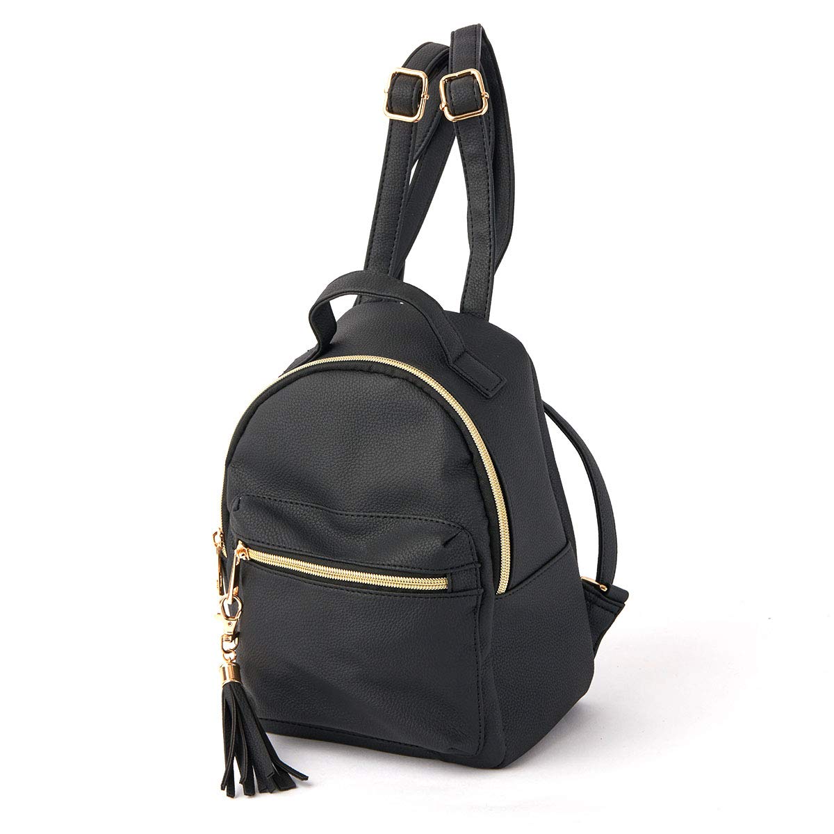 

[Altro Rose] Cindy Mini Backpack with Tassel, Black