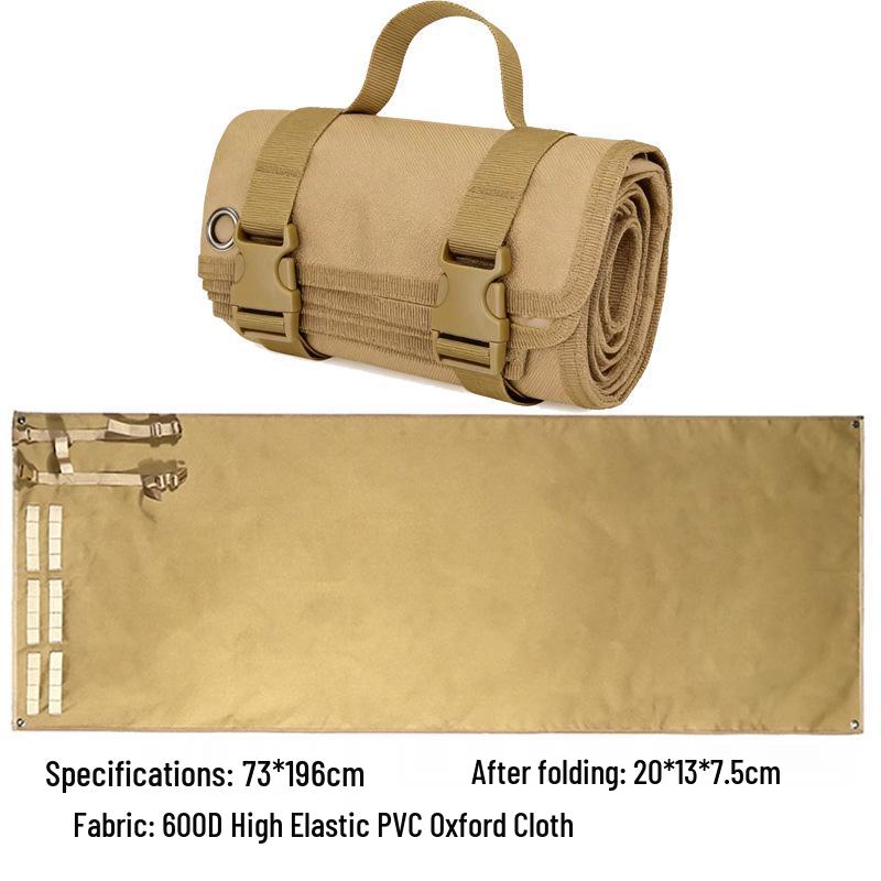 Plus Cotton Waterproof Foldable Shooting Mat - Outdoor Camping & Tactical Target Field Mat 73*200 cm хаки
