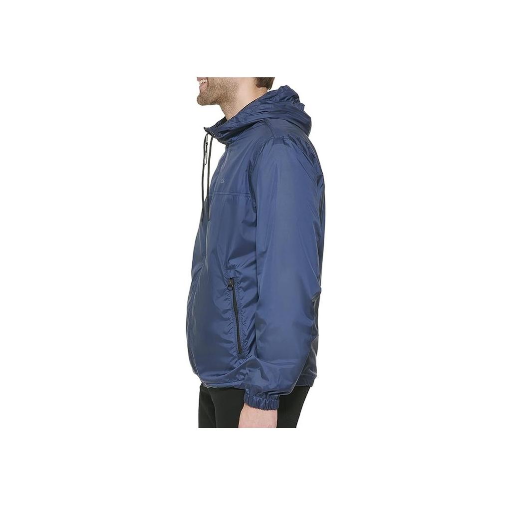 Calvin Klein Windbreaker Fashion Casual Hooded Zip Jacket Men Jackets Dark-Blue 1658724-NVY
