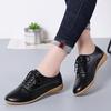Women's Shoes for Autumn Large Size Students' Shoes for Women Korean Style Students' Genuine Leather White Shoes for Women Flat Casual Shoes