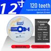 Jindian Professional Aluminum Alloy Saw Blade - 7, 10, 12 inch, 120 Teeth for Cutting Aluminum Profiles