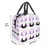 Gwen Stacy Spider Versión Superior Bolsa de Almuerzo Aislada para Mujer Refrigerador de Oficina Contenedor de Caja de Comida Térmica Bolsas de Almuerzo Tote