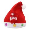 Light Kids Led  Adult Christmas Hat Santa Claus Snowman Reindeer Cap Xmas Gifts