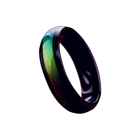 

Модное кольцо для пары с круглым градиентом цвета и привлекательным Womens US 9