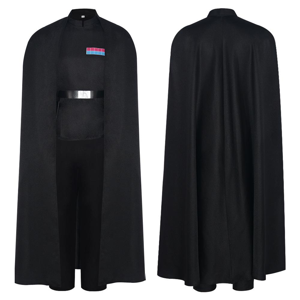 Star Wars Herren Imperialer Offizier Cosplay Kostüm - Schwarzer Uniformanzug