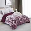 Maroon Floral Duvet Cover Set King Queen Double Single Full Twin Size, 3 Piece Soft Printed Microfiber Duvet Comforter Covers