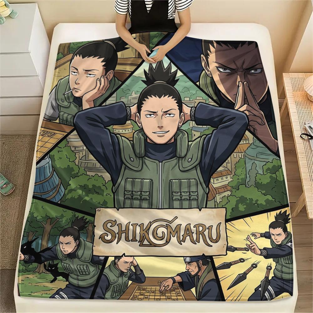 1PC Naruto Patterned Flannel Blanket Suitable For All Seasons For Home Decor Warmth And Comfort Gifts Holiday Present