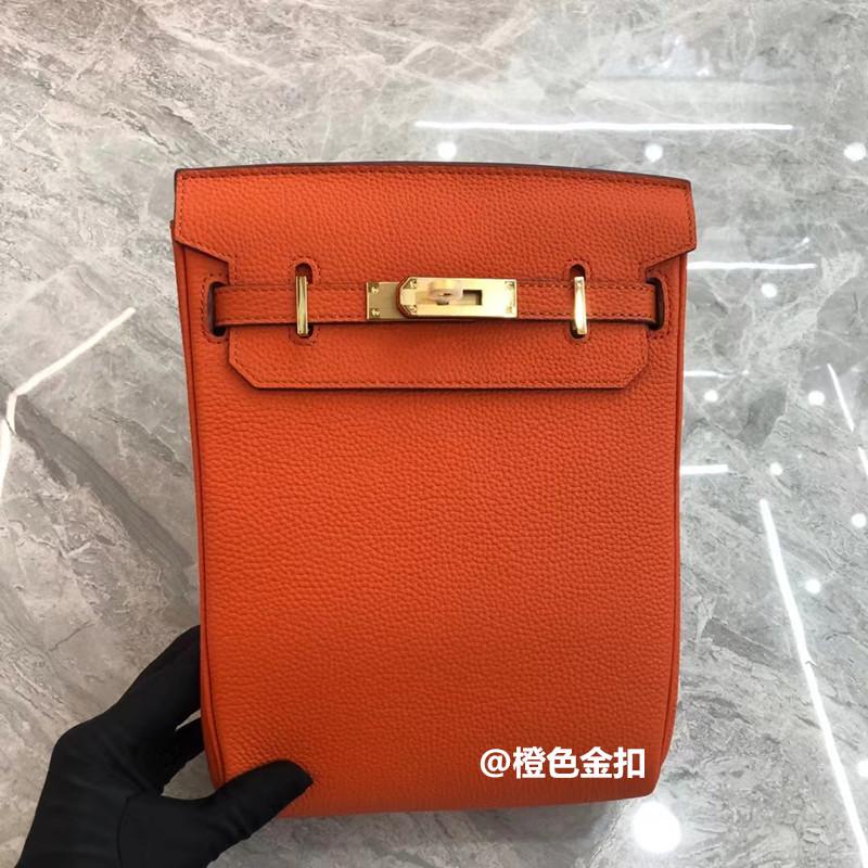 2025 New Kelli Breast Bag Fashionable Mini Simple Lychee Pattern Togo First Layer Cowhide Single Shoulder Women's Leather Bag