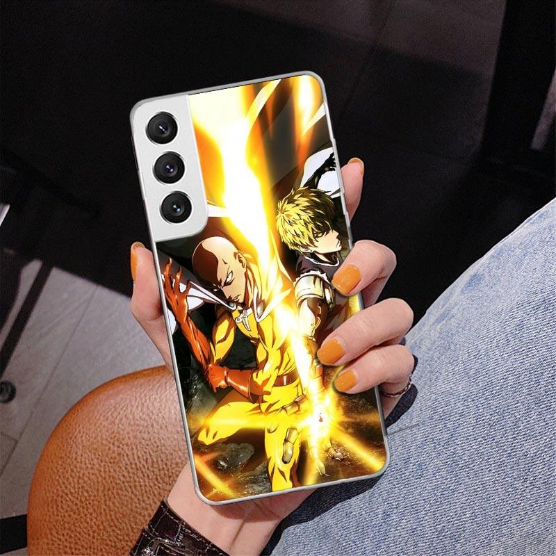 One-Punch Man Anime Phone Case For Samsung Galaxy S24 S25 Edge S26 Ultra S23 S22 S21 Plus S20 FE + Personalized Print Cover Gala