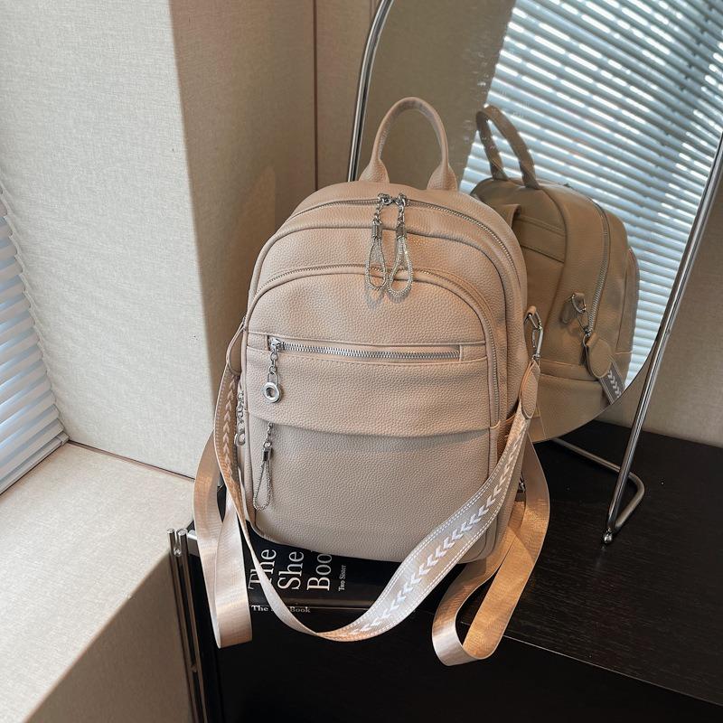 

Рюкзак женский новый модный студенческий высококлассный многофункциональный рюкзак через плечо универсальный школьный рюкзак