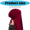 Damen Hijab Kopftuch Schal Wickeltuch für Muslimisches Gebet Ramadan Eid 170cm x 55cm Atmungsaktiv und Schnelltrocknend Kopfbedeckung Schal