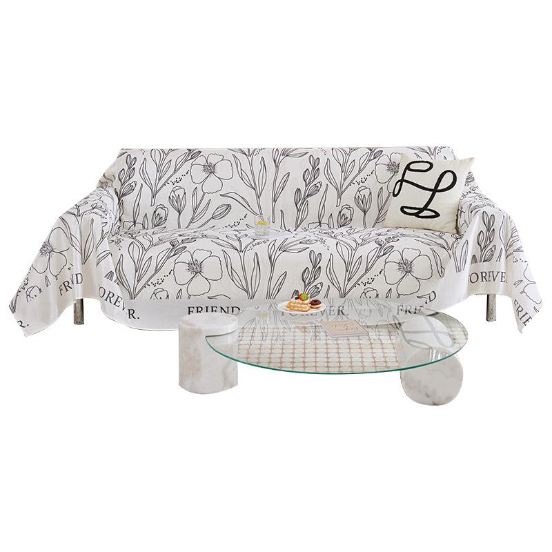 Ice Silk Sofa Cover Cloth Summer  Mat Sofa Mat Artistic Sense Sofa Towel Can Cover Sofa Cover