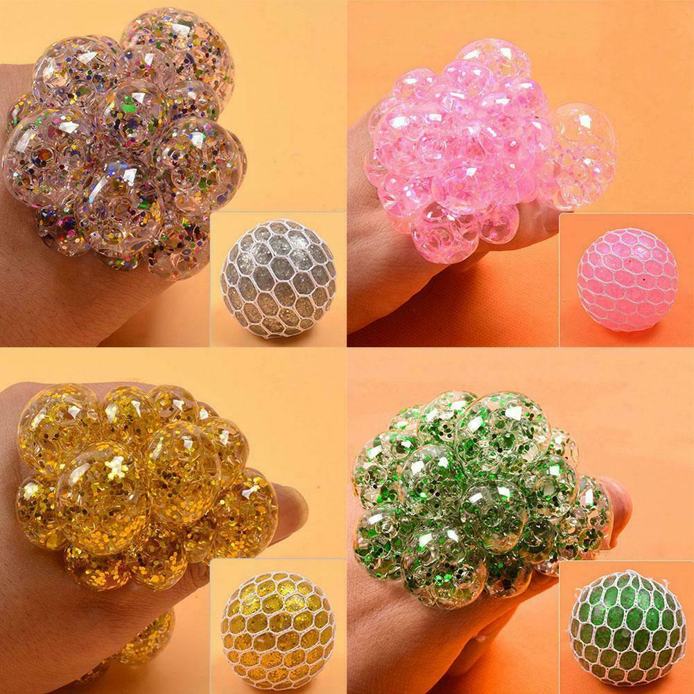 Buy NEW Squishy Mesh sensory stress reliever ball toy autism squeeze
