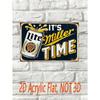 Vintage Humorous Time Metal Wall Art Iron Sheet Sign for Cafe Bar Farmhouse Decor