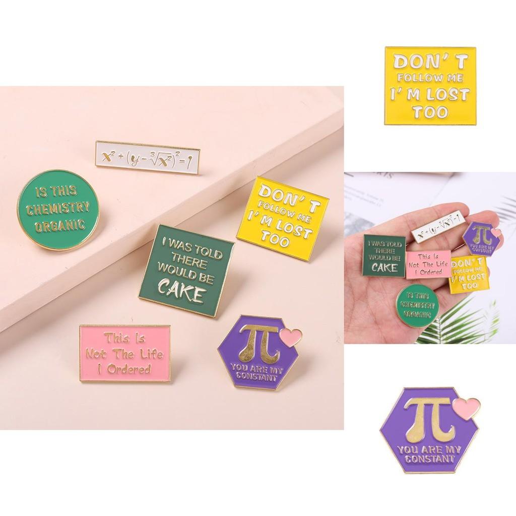 Geometric Dazzling Alloy Letter Brooch With Exquisite Enamel Affinity Perfect For All Occasions And Statements Fashion