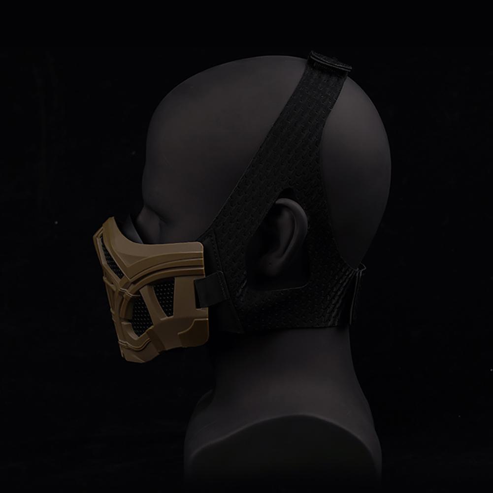 Mask Protective Mask Half Face For Paintball Cycling Motorcycle Riding Protection Face Mask Halloween Party Costume Scary Halloween Mask