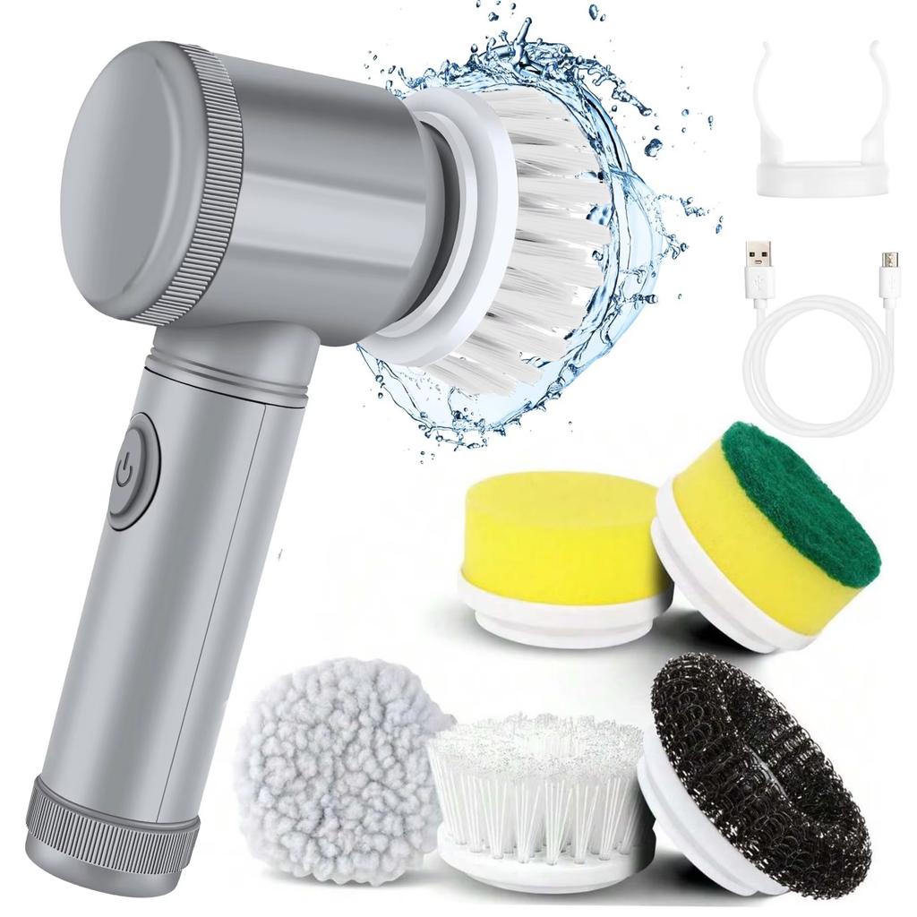 Multifunctional Handheld Radio Electric Cleaning Brush Kitchen Dishwashing Brush Bathroom Sink Tile Electric Cleaning Artifact