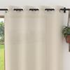 Eyelet Linen Voile 135x250 Cm NATURAL LINEN, by Soleil d'Ocre