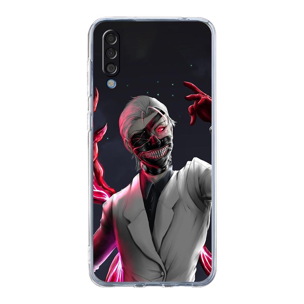 Anime Tokyo Ghoul Pouzdro na telefon Pro Samsung Galaxy A12 A50 A70 A20 A30 A40 A20E A10 A10S A20S A02S A22 A32 A52S A72 5G Průhledný kryt