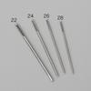 Sticknadel- und Fadenzubehör, Kreuzstichnadeln mit stumpfer Spitze Nr.. 22, Nein. 24, Nein. 26, eine Packung mit 25 Stück.
