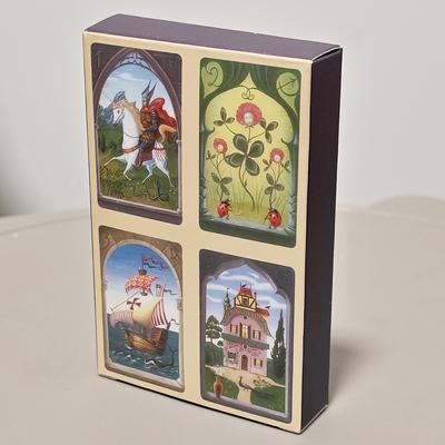 Mystical Lenormand Deck Printed On 350GSM Double-embossed Cardstock 36 Pcs Lenormand Cards 9*6cm