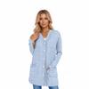 Women's Long Sleeve Cardigan Casual Jacket With Pockets Top
