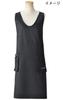 Flea Market International Trading Apron Black Total 90cm Size Length/approx.