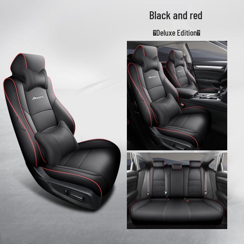 Accord Tenth Gen Leather Seat Cushion - Universal Fit, Four Seasons, Five-Seat.