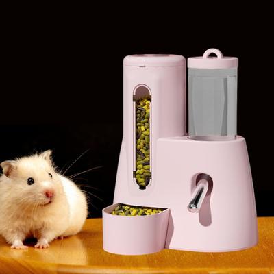 Automatischer Hamsterfutterspender Auto-Spender Wasserflasche Vielseitige Klare Futternapf für