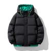Winter Warm Hooded Jacket for Men Casual Windproof Coat Padded Thicken Parka Jackets Men's Quilted Full Zip Windbreaker Insulated Jackets with Hood