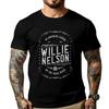T-shirts Gráficas de Algodão Oficial Willie Nelson Lenda Americana Roupas Masculinas Designer de Luxo Manga Curta