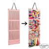 Wall-mounted Hair Clip Storage Hanger Large Capacity Headband Holder  for Hair Girls Wall Decor