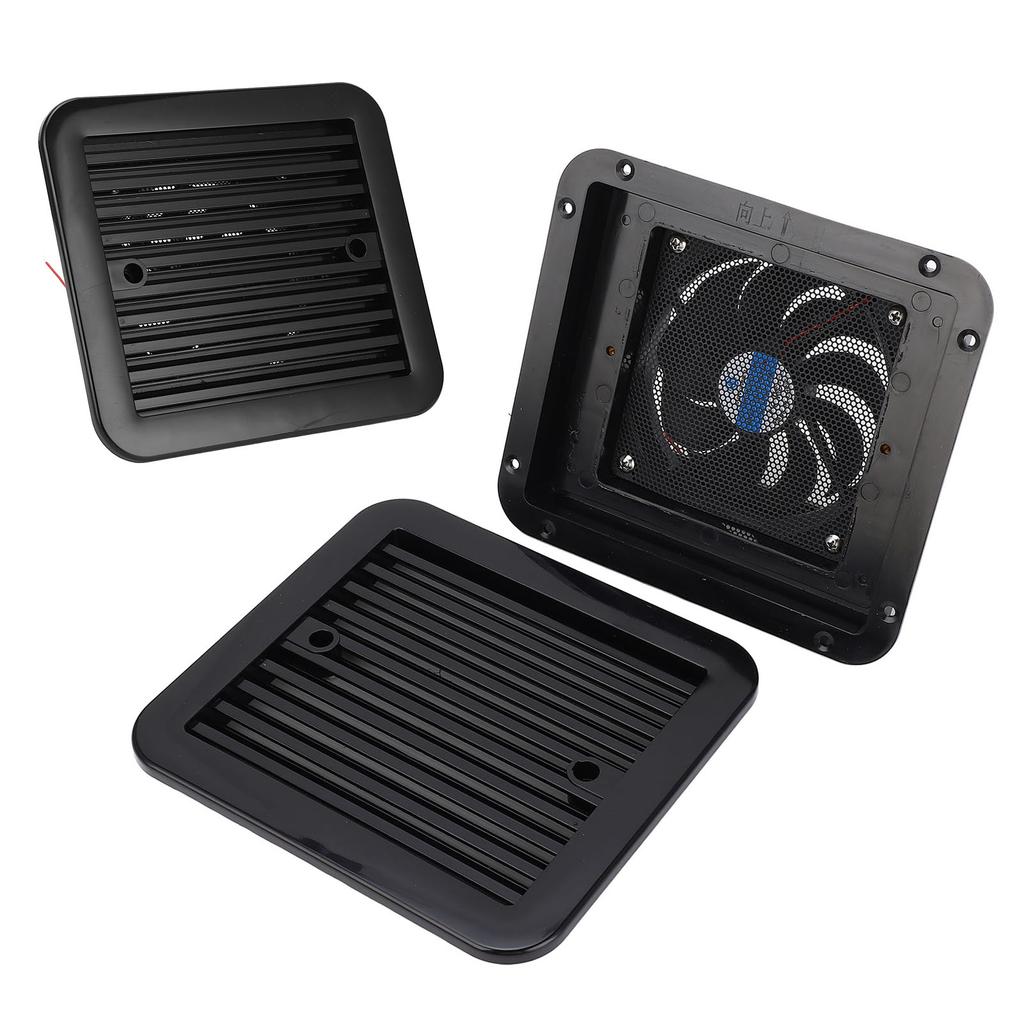 RV Side Vent Fan 205 X 185mm 220V Single Way Side Air Outlet Ventilation Exhaust Fan for Campervan Trailer Caravan Yacht