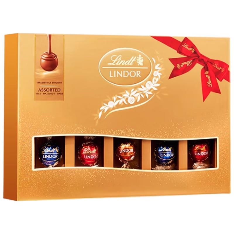 Lindt LINDOR Шоколадная подарочная коробка «Мягкое сердце»