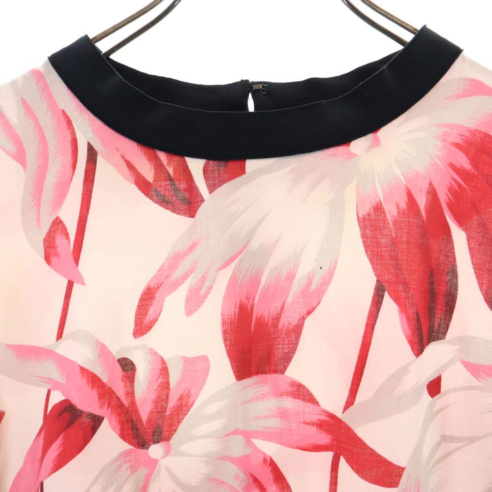 Marni Short Sleeve Long Dress 40 Pink Women Used