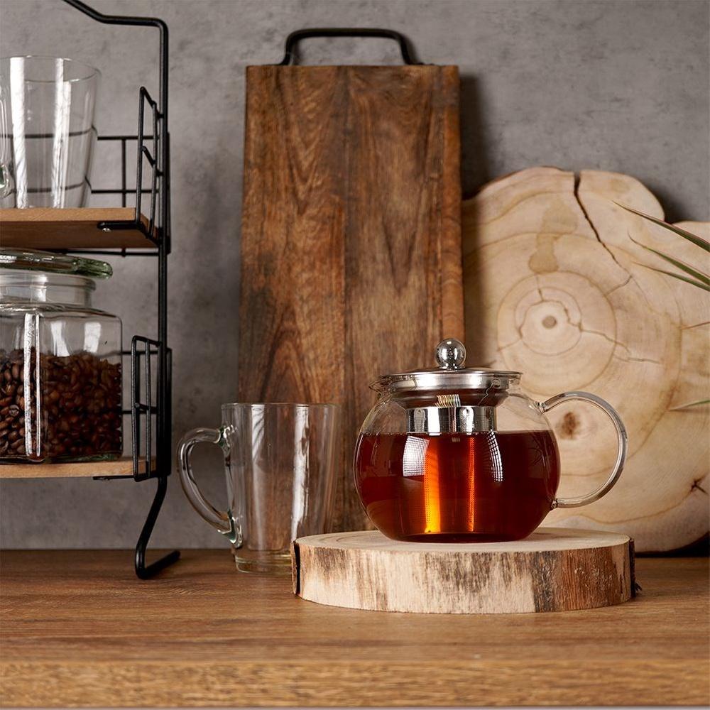 Heat-resistant Glass Teapot with Infuser 800 Ml