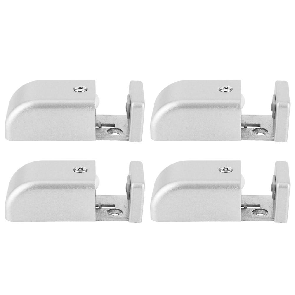 4Pcs Adjustable Sliding Door Stopper Roller Guide Hardware Accessory for Automatic Door