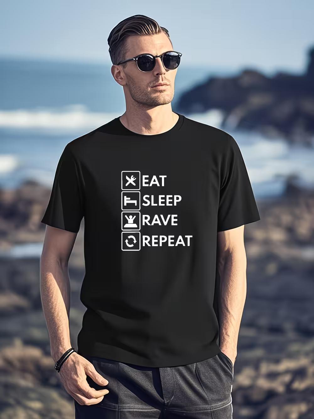 

Casual Vintage Short-Sleeve T-Shirt for Men And Women M
