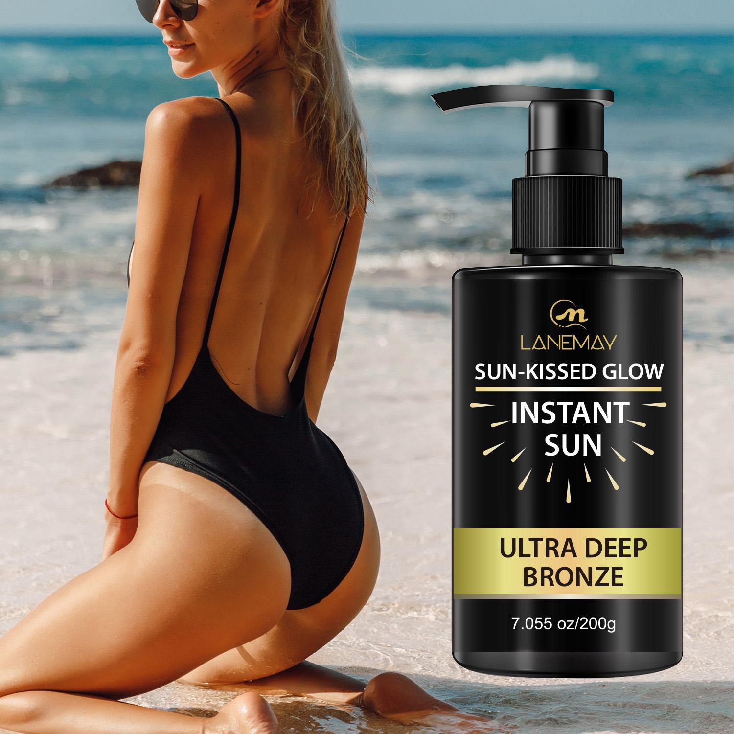 

Self-Tanning Lotion-Steak Free Tan, Instant Hassle Free-Dries In 60 Seconds-Suitable For All Skin Types, 200ml