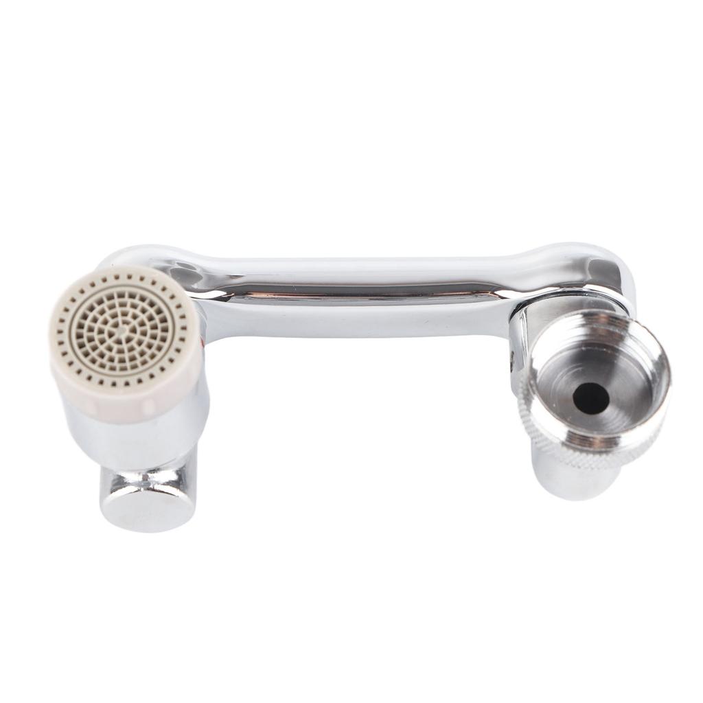 Swivel Faucet Extender Universal Sink Water Aerator with 2 Water Outlet Modes Robotic Arm for Kitchen Bathroom Face Eye