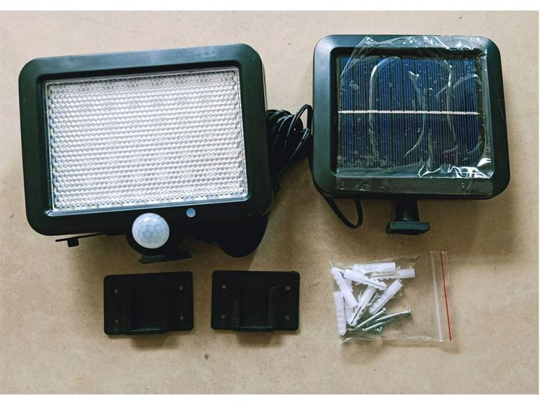 Outdoor Solar Motion Sensor Wall Lights with Remote Control for Courtyard and Corridor